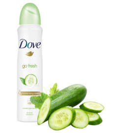 Dove Antiperspirant Cucumber & Green Tea Deodorant, 150ml - free shipping